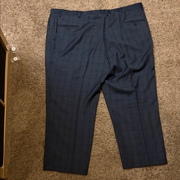 Hart Schaffner Marx Navy Blue Suit